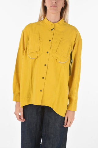 asymmetrical C-EILEEN shirt with breast pockets