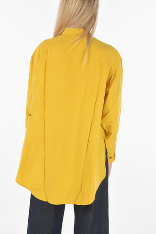 asymmetrical C-EILEEN shirt with breast pockets