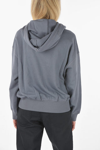 Hooded F-MAGDALENA Sweatshirt with Lettering Embroidery