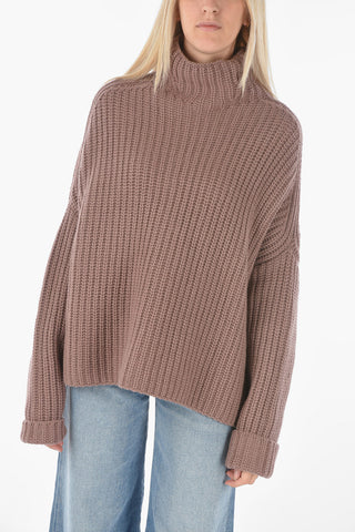 Wool M-DAYTON Maxi Turtleneck Sweater