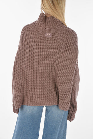 Wool M-DAYTON Maxi Turtleneck Sweater