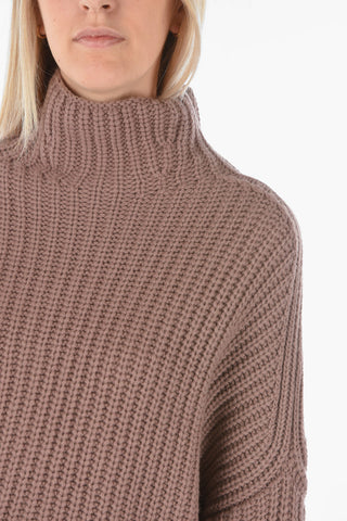 Wool M-DAYTON Maxi Turtleneck Sweater