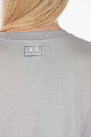 solid color T-ENKA C.C crew-neck T-shirt