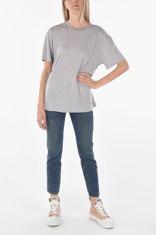 solid color T-ENKA C.C crew-neck T-shirt