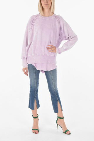 Tye-dyed F-ROXXY Crewneck Sweatshirt