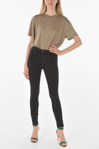 High Waist D-SLANDY Skinny Fit Jeans