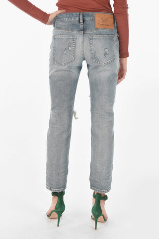 Low Waist Slim Fit D-LYLA Distressed Jeans