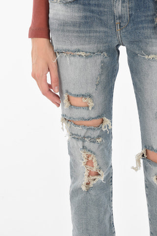 Low Waist Slim Fit D-LYLA Distressed Jeans