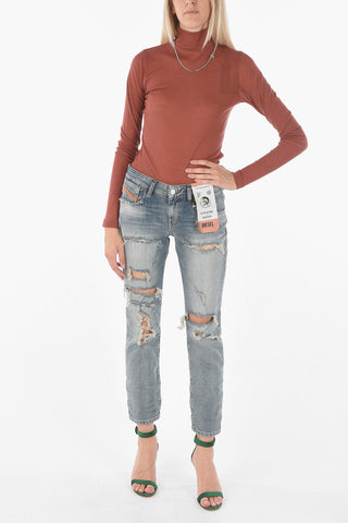 Low Waist Slim Fit D-LYLA Distressed Jeans