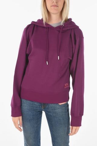 Felpa  F-LYM-HOOD-C.C a tinta unita con cappuccio