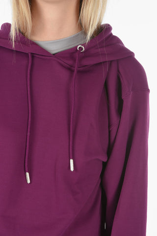 Felpa  F-LYM-HOOD-C.C a tinta unita con cappuccio