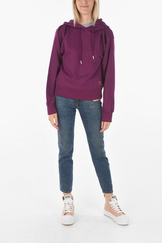 Felpa  F-LYM-HOOD-C.C a tinta unita con cappuccio