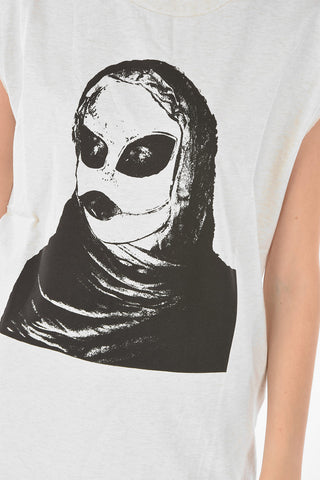 printed sleeveless T-ENKAVEST-B1 t-shirt