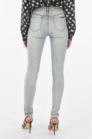 High Waisted SPOTTED AND STUDS Jeggings