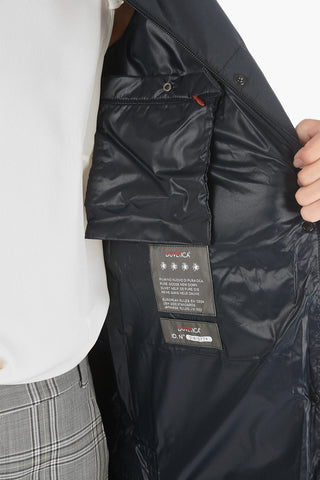Fox Fur Detail Padded Jacket
