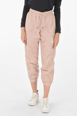 Nylon Jogger with Logo Print