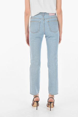 regular fit LOGOMANIA jeans with embroidered profile