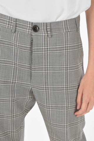 3 Pocket District Check Virgin Wool Pants