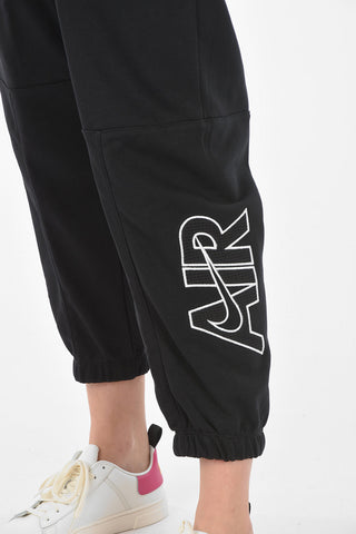Logo Embroidered Loose Fit Joggers