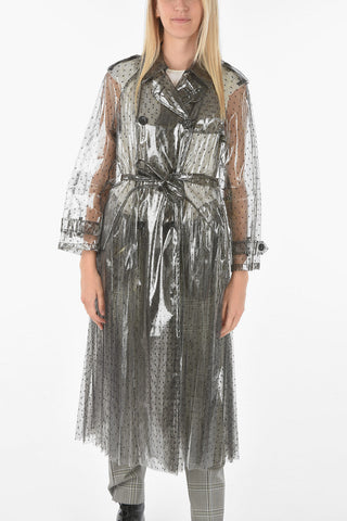 Lace and Vinyl Double Layer Trench