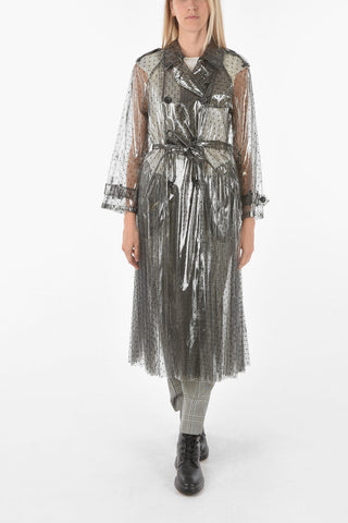 Lace and Vinyl Double Layer Trench
