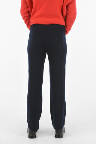 cashmere wide leg joggers