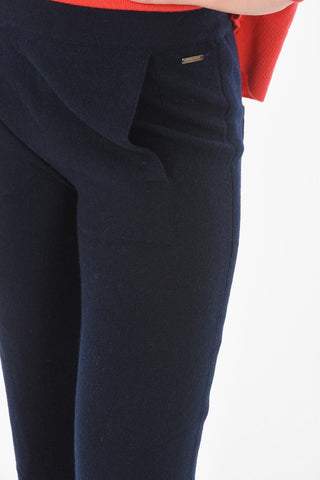 cashmere wide leg joggers