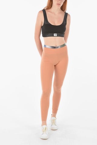 Leggings UFLB-FAUSTIN-LP-MF stretch a tinta unita