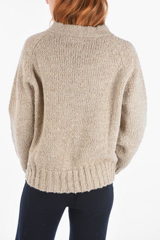 solid color v-neck sweater