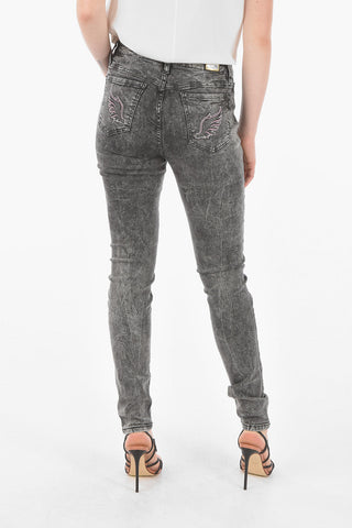 Embroidered Pocket ANGEL High Waisted Jeggings
