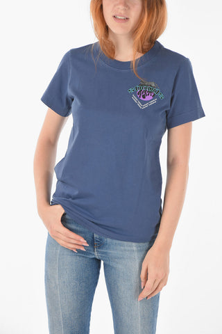 T-shirt T-LILLY-B1 girocollo con stampa sul fronte