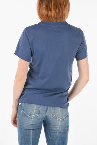 T-shirt T-LILLY-B1 girocollo con stampa sul fronte