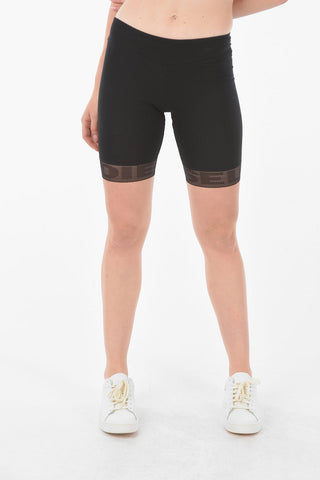 perforated details stretch cotton UFLB-FAUSTMESH shorts