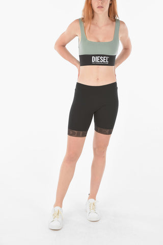 perforated details stretch cotton UFLB-FAUSTMESH shorts