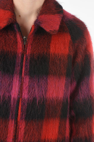 Padded Jacket STAG with Tartan Pattern