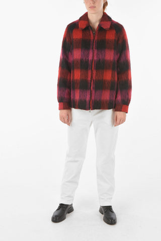 Padded Jacket STAG with Tartan Pattern