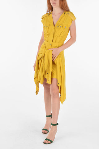 Snap Buttons D-GIUDITTA Pinafore Dress