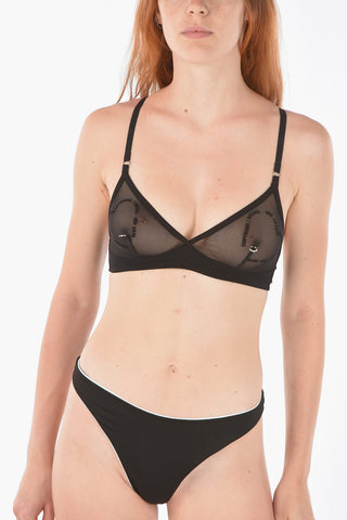 crossed on the back Sheer UFSB-SOPHY Bra