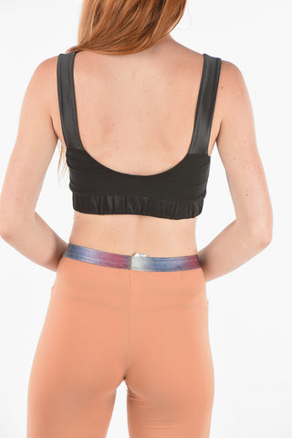Top crop sportivo UFSB-MILLY-SAT in cotone stretch