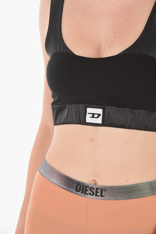 Top crop sportivo UFSB-MILLY-SAT in cotone stretch