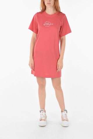 Embroidered Logo On The Front Solid Color D-RIO Dress