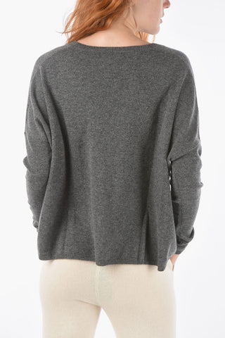 Cardigan Scollo a V in Cashmere