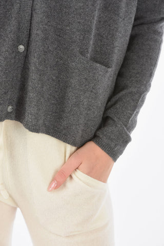 Cardigan Scollo a V in Cashmere