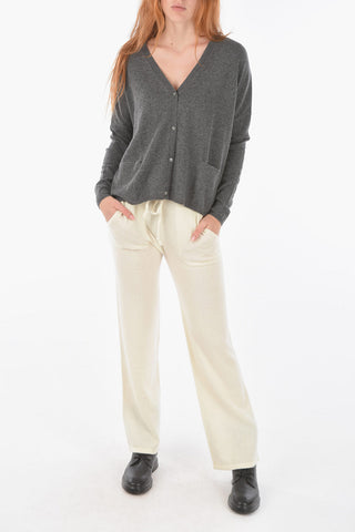 Cardigan Scollo a V in Cashmere