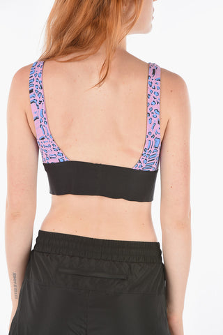 Animal Patterned UFSB-LOUISA Active Crop Top