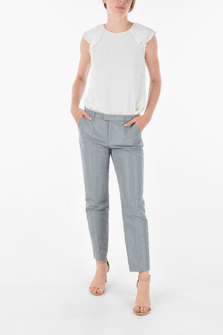 4 Pocket Low Rise Pants with Belt Loops