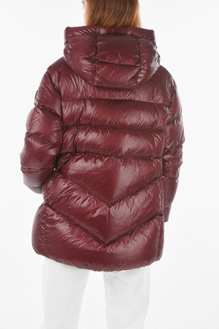 quilted PACKABLE BIRCH down jacket with hood