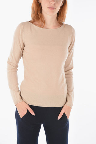Maglia Scollo a Barca in Cashmere