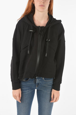 Oversized Hooded F-CROPPY Sweatshirt
