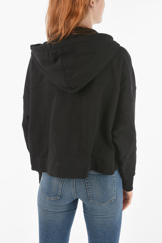 Oversized Hooded F-CROPPY Sweatshirt
